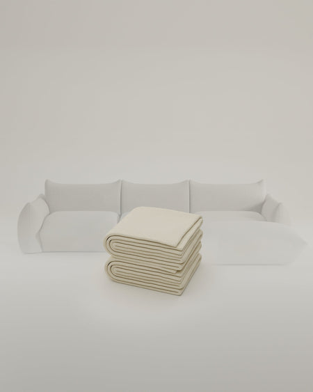 Fabric cover - Luma L 4-seater modular sofa with sleep function