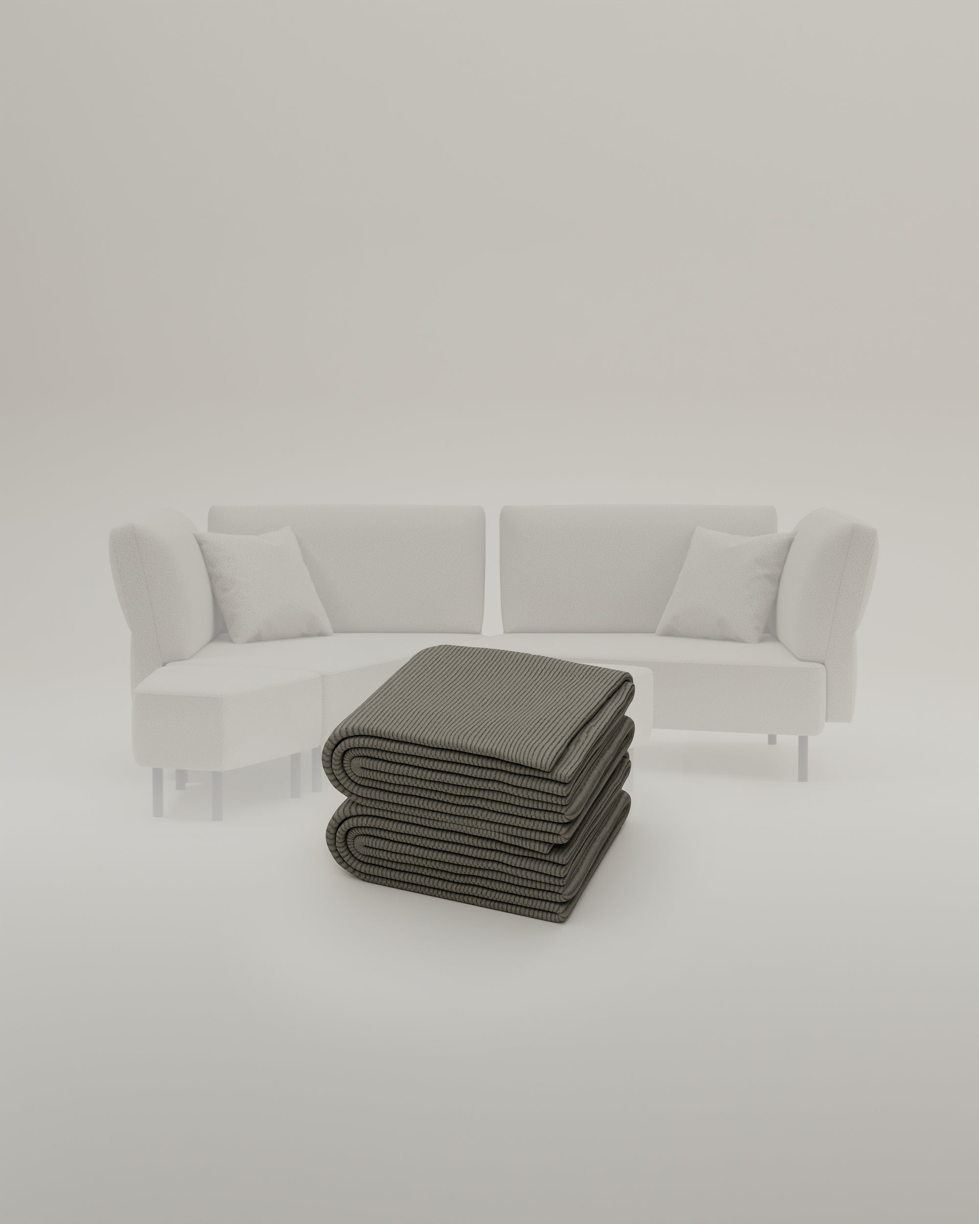 Stoffbezug Fuego Cappuccino - Modulares Sofa Mike - Individuell Joanna