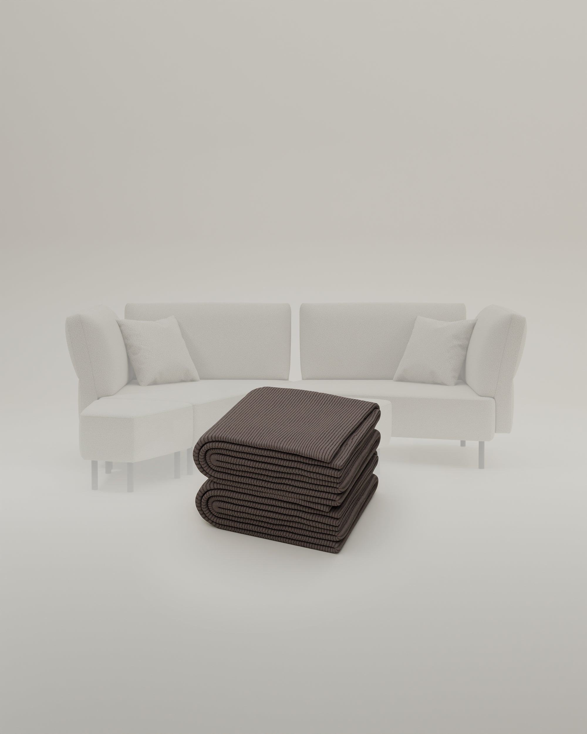 Stoffbezug Fuego Cappuccino - Modulares Sofa Mike - Individuell Joanna