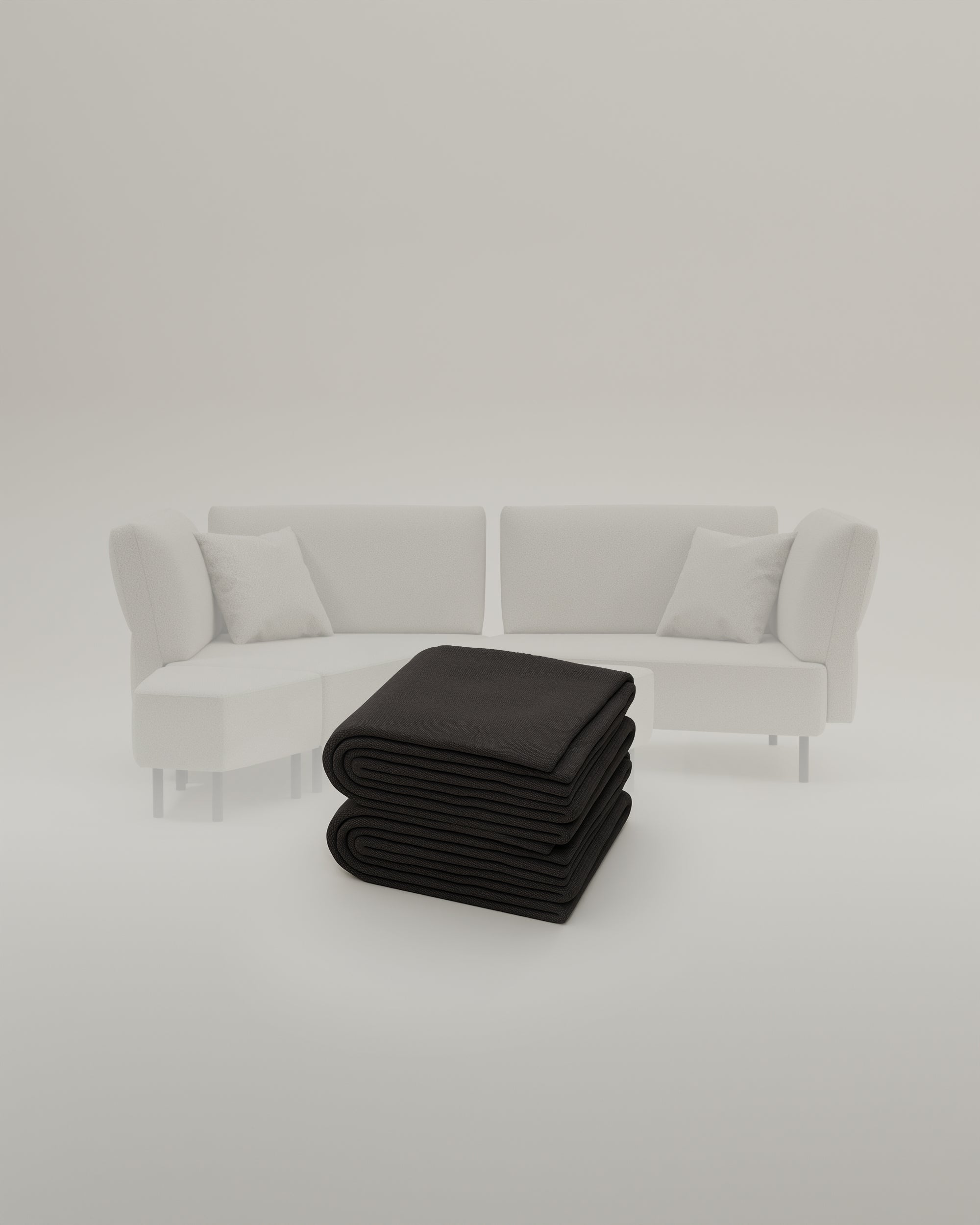 Stoffbezug Fuego Cappuccino - Modulares Sofa Mike - Individuell Joanna