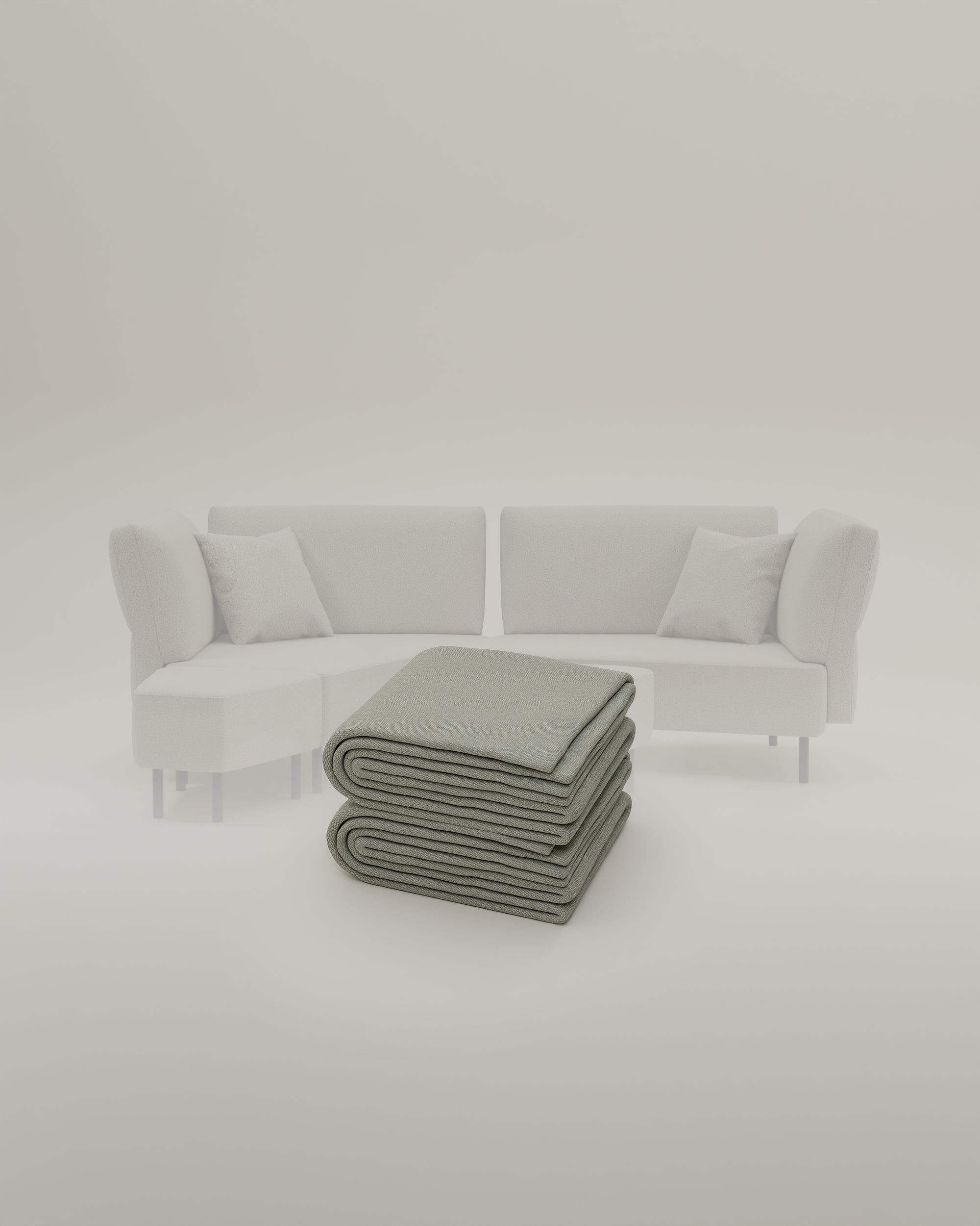 Stoffbezug Fuego Cappuccino - Modulares Sofa Mike - Individuell Joanna
