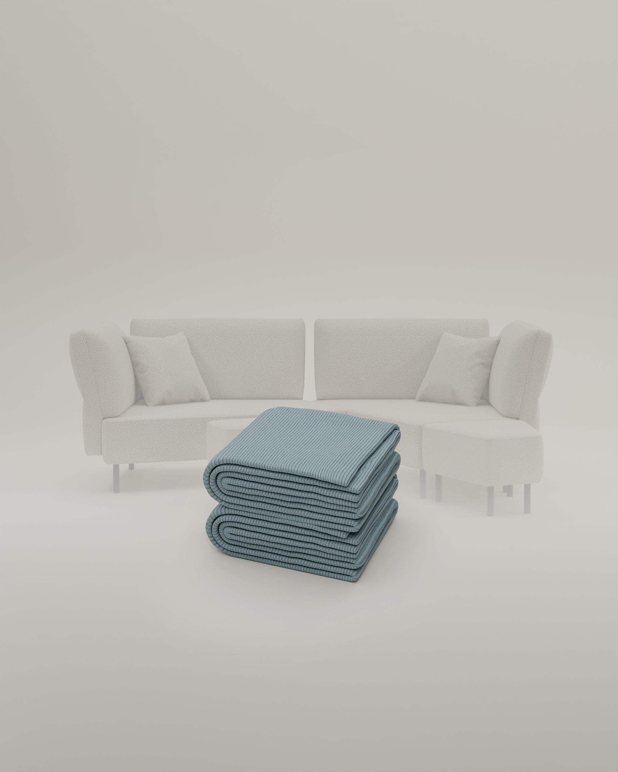 Stoffbezug Fuego Cappuccino - Modulares Sofa Mike - Individuell Joanna