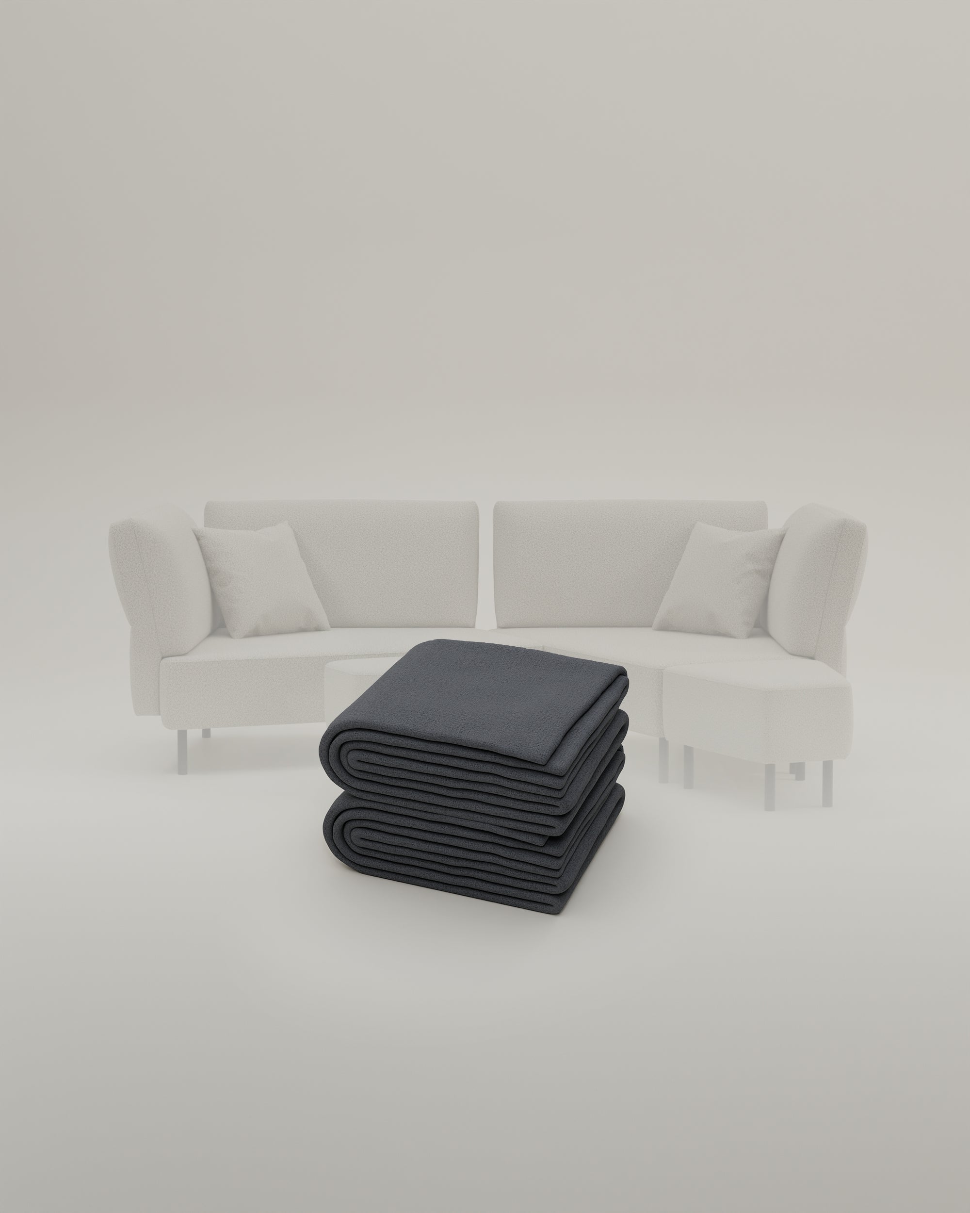 Stoffbezug Fuego Cappuccino - Modulares Sofa Mike - Individuell Joanna