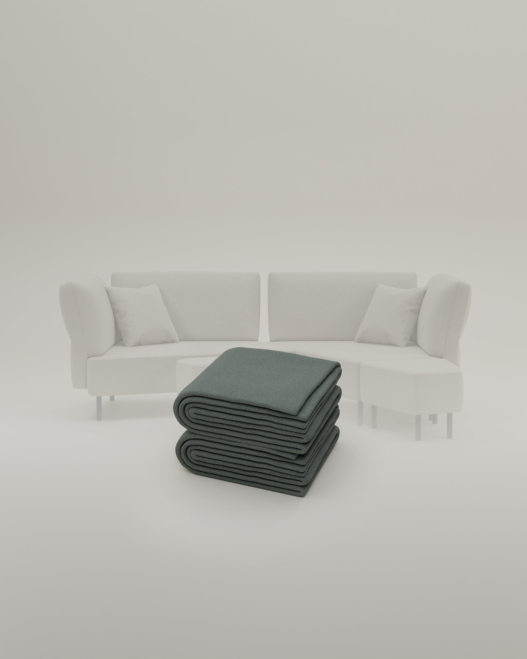 Stoffbezug Fuego Cappuccino - Modulares Sofa Mike - Individuell Joanna