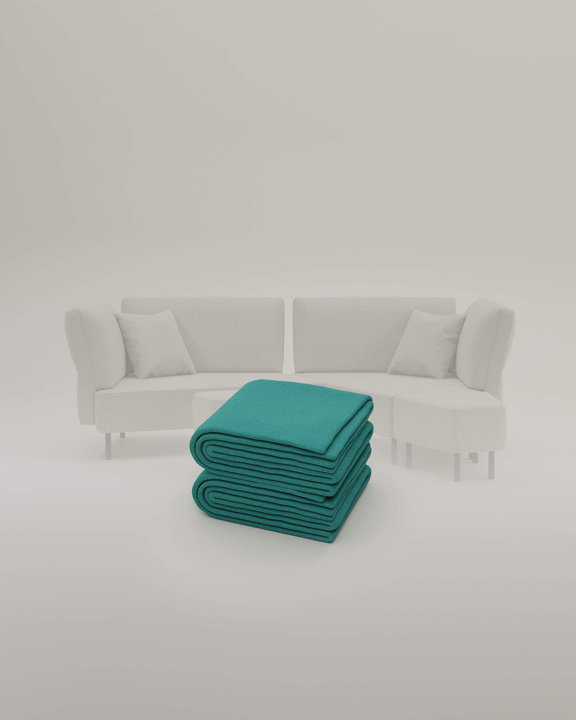 Stoffbezug Fuego Cappuccino - Modulares Sofa Mike - Individuell Joanna