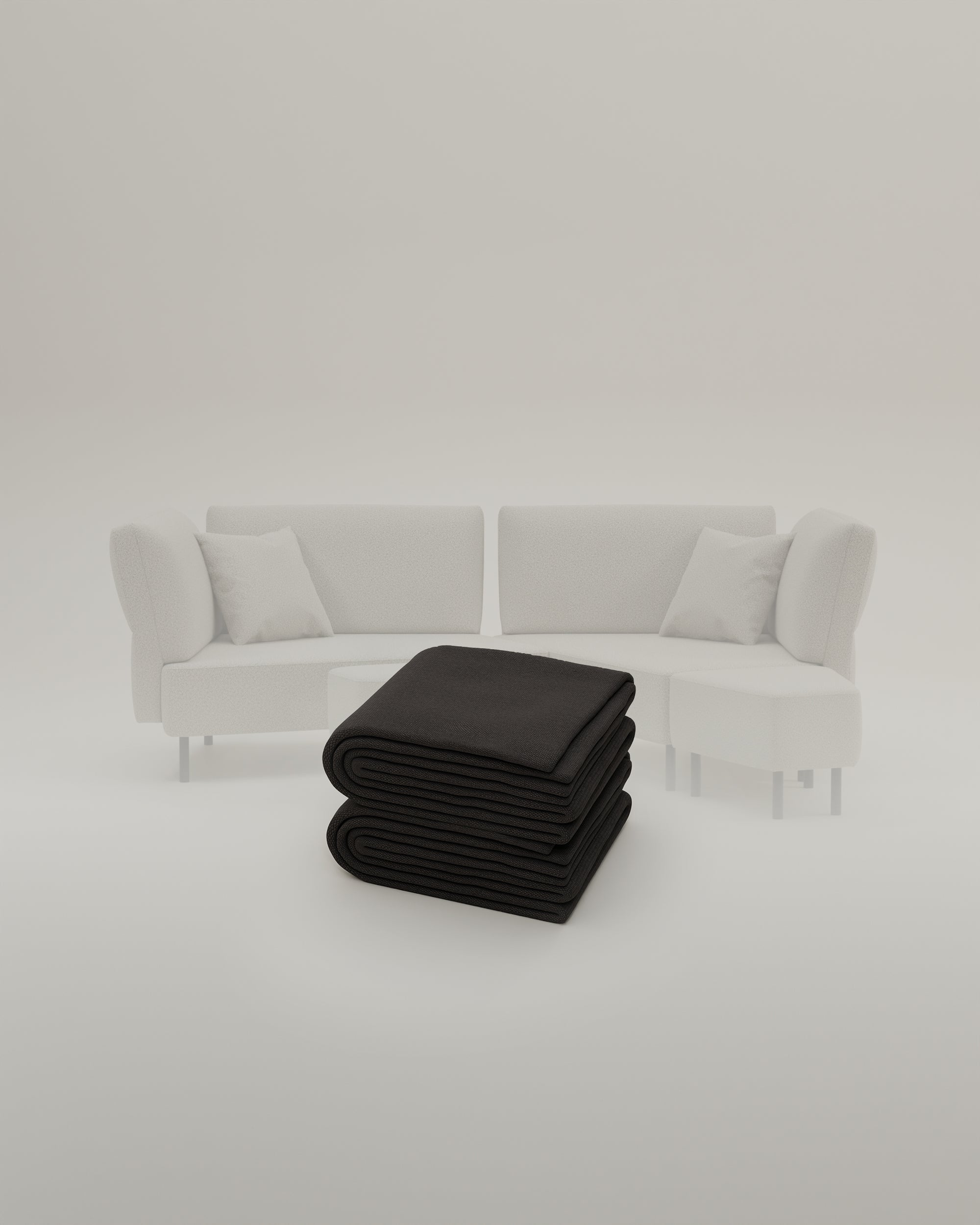 Stoffbezug Fuego Cappuccino - Modulares Sofa Mike - Individuell Joanna