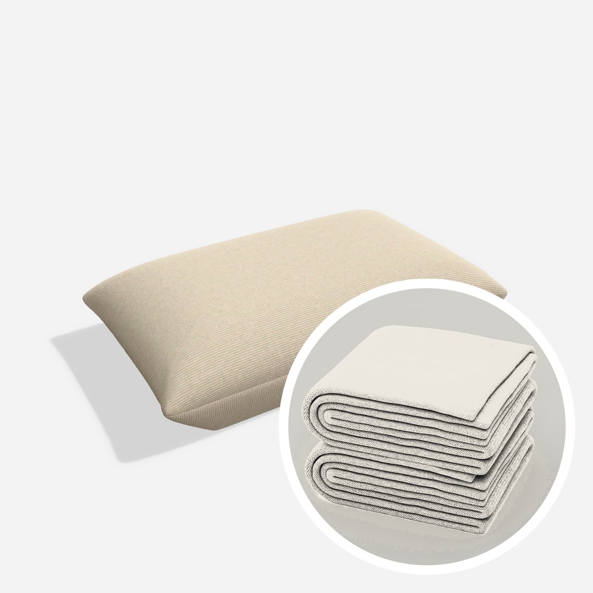 Stoffbezug-Luma hocker H2 – Cord / Nata