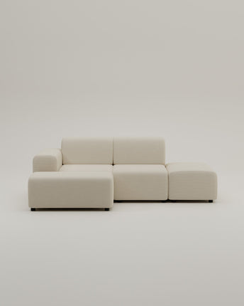 Modulares Ecksofa Nina 4-Sitzer Mini mit Schlaffunktion