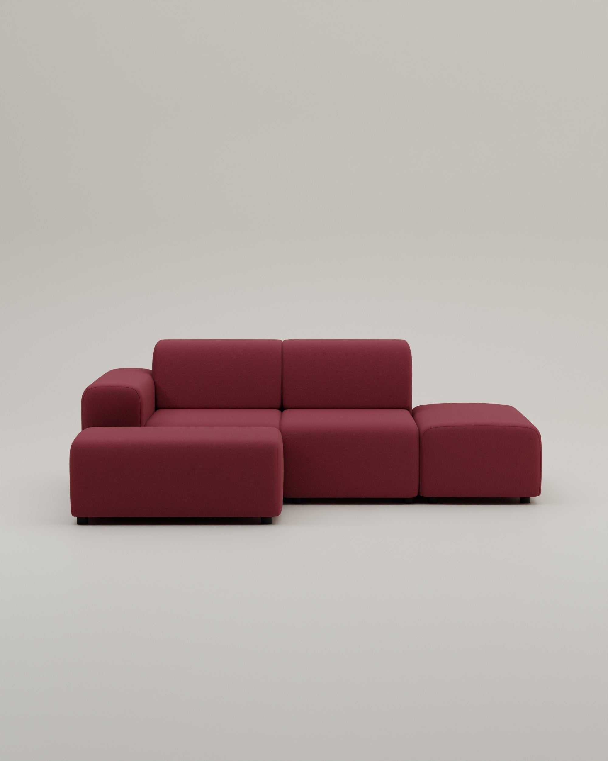 Austrian modular corner sofa Nina 4-seater with sleep function