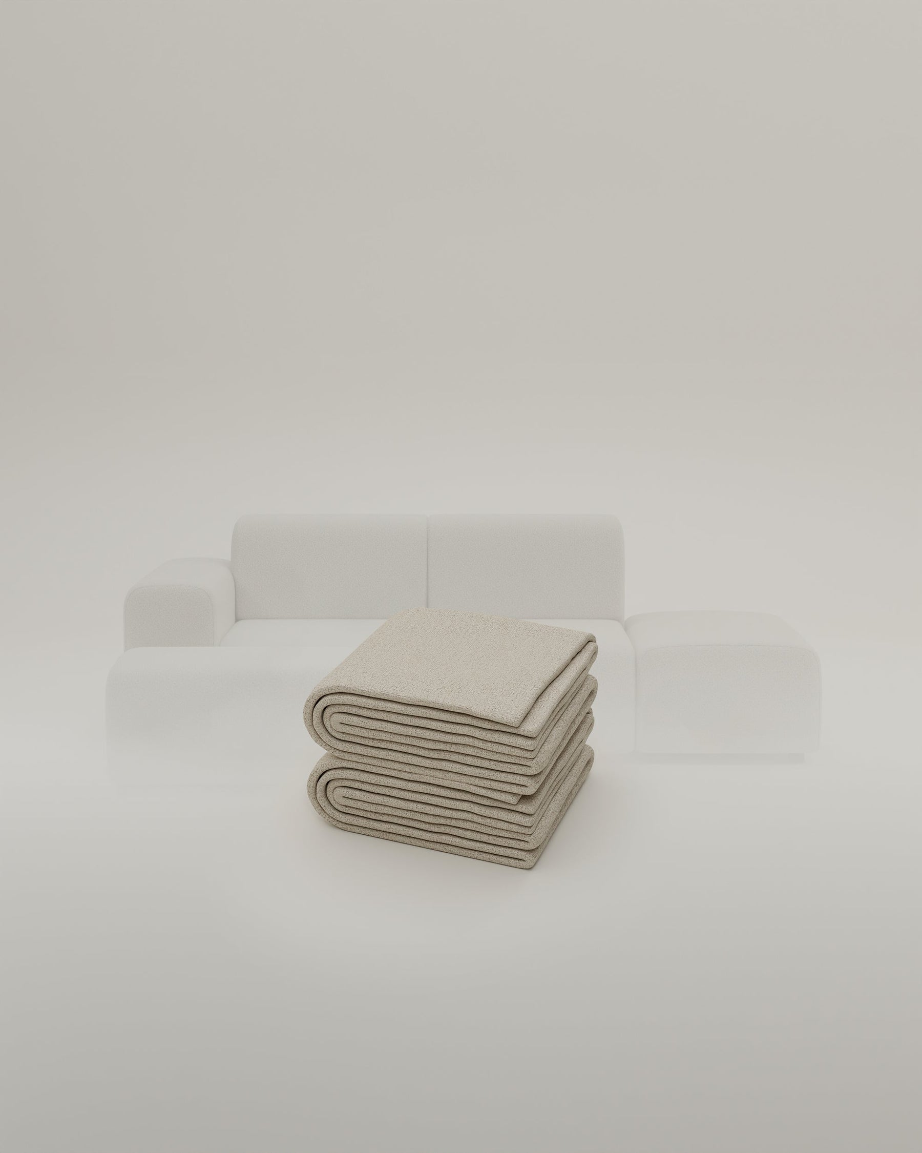 Stoffbezug - Modulares Ecksofa Nina 4-Sitzer Mini mit Schlaffunktion