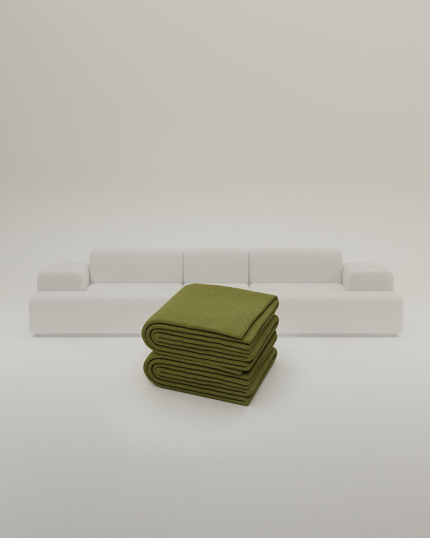 Stoffbezug - Modulares Sofa Nina U-Form / Wohnlandschaft mit Schlaffunktion