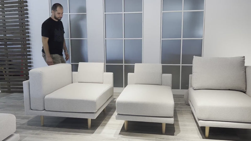 Modulares Sofa Donna XL mit Schlaffunktion