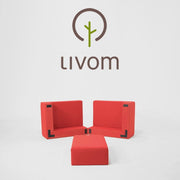 Modulares Sofa-Sessel Alex mit Schlaffunktion
