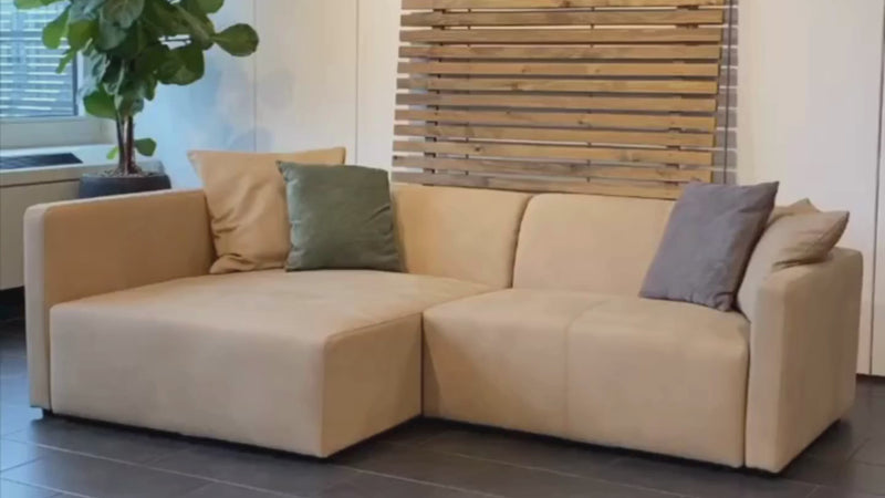 Modulares Sofa Paula S mit Schlaffunktion