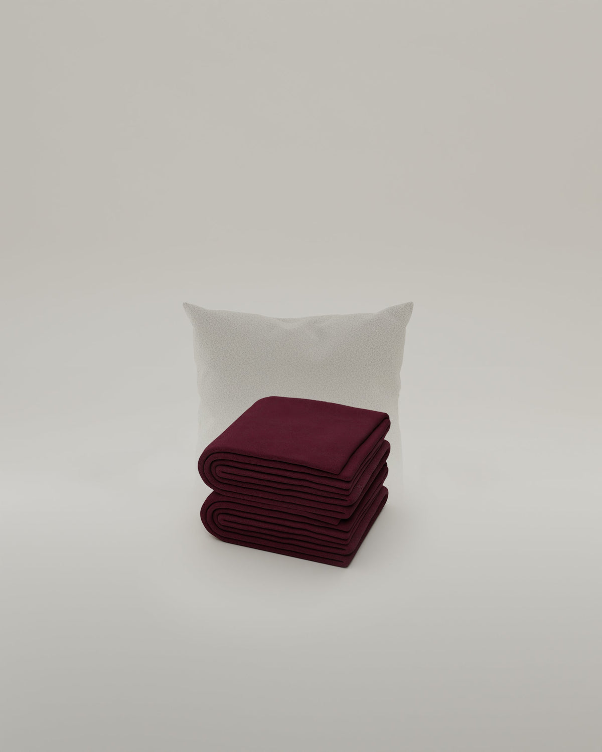 Velour fabric-covered decorative cushion 