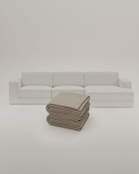Fabric cover - Modular sofa Terra L 4-seater with sleeping function