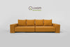 Outlet - Modulares Sofa Amelie mit Schlaffunktion Baumwolle