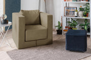 Modularer Sofa-Sessel Alex mit Schlaffunktion - Beige-Mollia - Livom