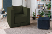 Modularer Sofa-Sessel Alex mit Schlaffunktion - Piniengrün-Velare - Livom